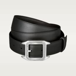 Crl Ceinture Santos Cuir De Vachette Noir Boucle