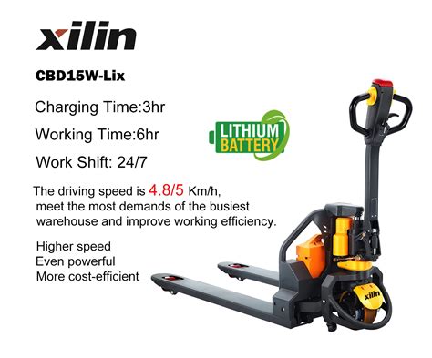 Xilin Powered 1 5t 1500kg 3300lbs Capacity Self Propelled Full Electric