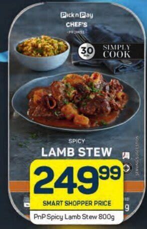 Pnp Spicy Lamb Stew G Offer At Pick N Pay