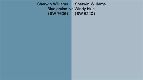 Sherwin Williams Blue Cruise Vs Windy Blue Side By Side Comparison