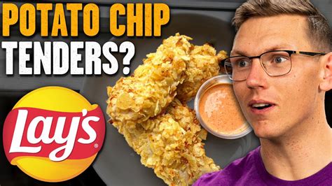 Easy Potato Chip Chicken Tenders Recipe Youtube