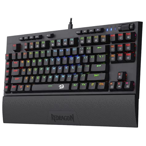 Teclado Mec Nico Ptico Redragon Broadsword Pro Rgb Switch Red