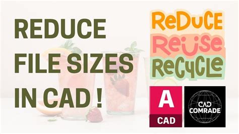 How To Reduce File Size In Autocad Youtube