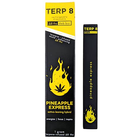 1 Gram Rechargeable Pineapple Express Disposable Delta 8 Dab Pen Terp