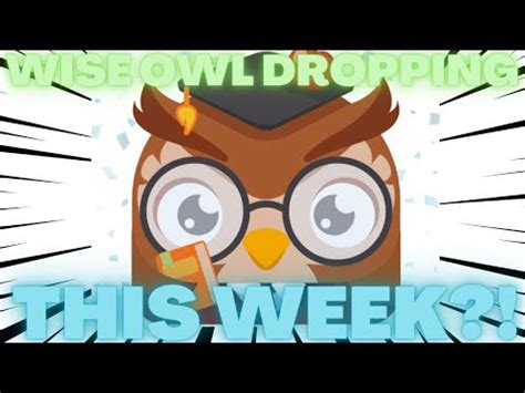 Blooket WISE OWL UNIQUE Releasing THIS Week YouTube