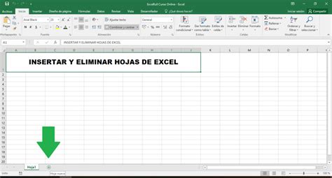 INSERTAR Y ELIMINAR HOJAS DE EXCEL EXCELFULL