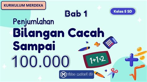 PENJUMLAHAN BILANGAN CACAH SAMPAI 100 000 BAB 1 MATEMATIKA KELAS 5