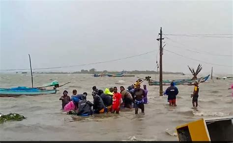 Cyclone Michaung Chennai Rain Cyclone Michaung Landfall Andhra Cyclone Cyclone Michaung