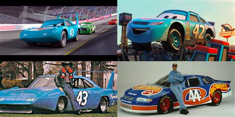 In Cars (2006), Strip Weathers "The King" is voiced by Richard Petty, a famous NASCAR driver ...