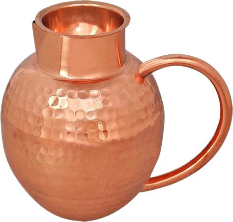 Amazon PARIJAT HANDICRAFT Handcrafted Hammered Copper Water Jug