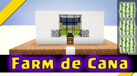 Farm De Cana De Açucar Minecraft Farm De Cana 100 Automática