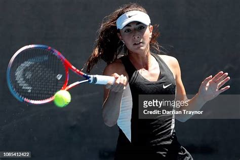 Elina Avanesyan of Russia competes in her first round Junior Singles... News Photo - Getty Images