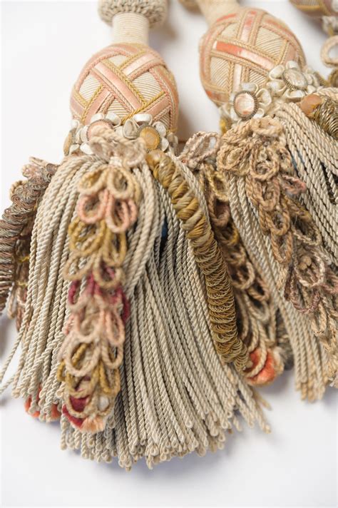 Beautiful Antique French Passementerie Tassel With Extra Long Cord Decorative Antiques Uk