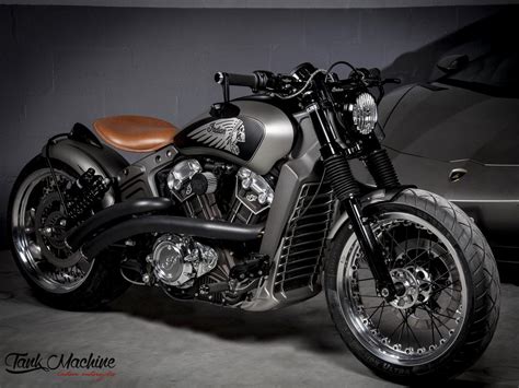 Hell Kustom Indian Scout By Tank Machine