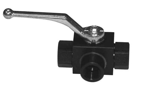 High Pressure Hydraulic Way Diverter Ball Valves Barstock Steel