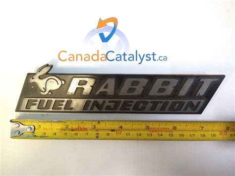 Mk1 Rabbit Fuel Injection Badge Plate Emblem 171853687ab V Dub Hub