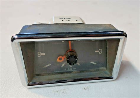 1963 72 Mercedes Benz VDO Kienzle 115420411 Clock Not Working Parts Or