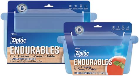 Amazon Ziploc Endurables Bolsa pequeña mediana y grande bolsas