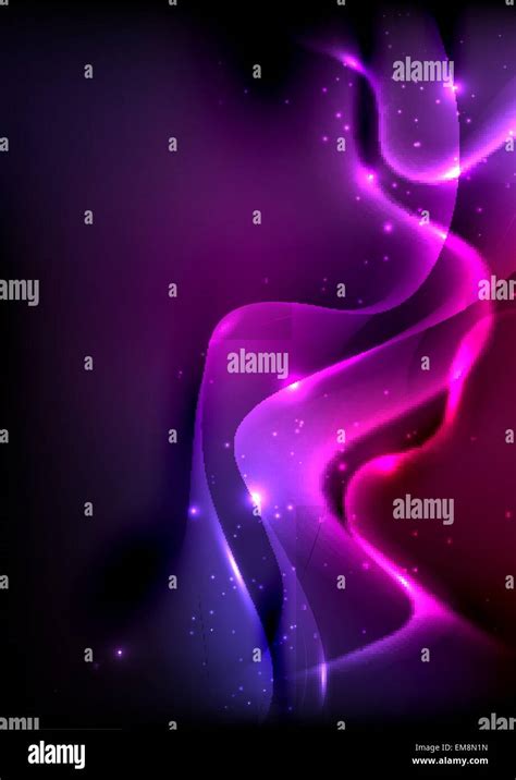 Purple Abstract Wave Background Stock Vector Images Alamy