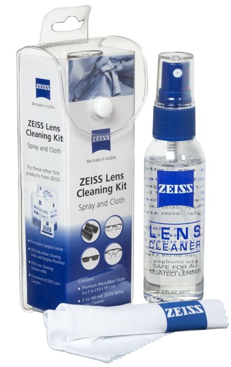 Zeiss Lens Cleaning Kit Portable 2oz Spraymicrofiber Cloth10 Wipes