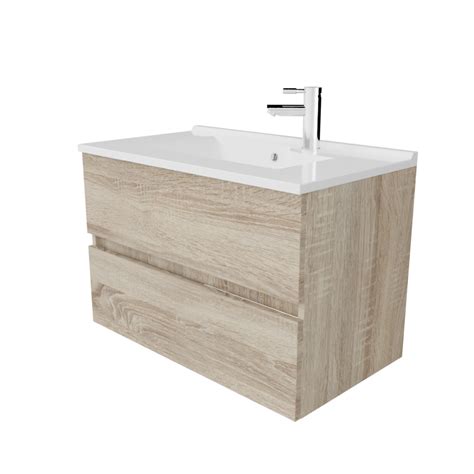 Caisson De Meuble Salle De Bain 80 Cm ROSALY Cambrian Oak Creazur Pro