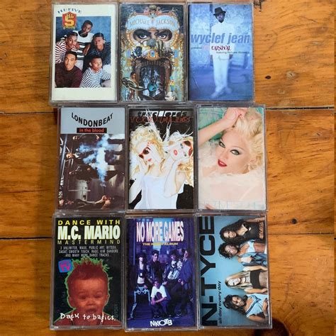 90 S Pop Dance And Hip Hop Cassette Tapes Etsy