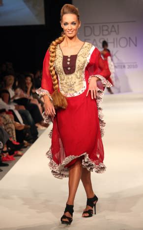 Hajra Hayat Designer Dresses Collection at Dubai Fashion Week 2010 - SheClick.com