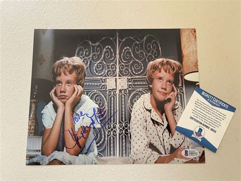 Hayley Mills Disney The Parent Trap Signed X Photo Autograph Beckett