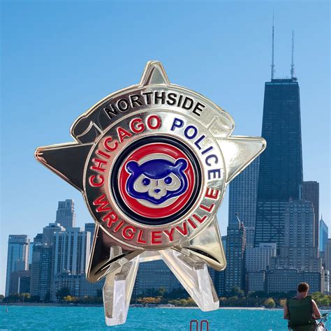 Chicago Police Northside Wrigleyville Badge Etsy