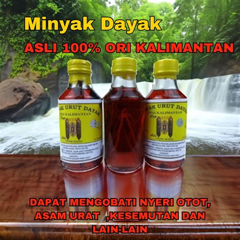 Minyak Dayak Urut Asli Kalimantan Ibu Ida Asli Original Ml