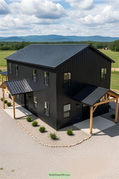 25 All Black Barndominiums That Will Make You Say Yeehaw in Style
