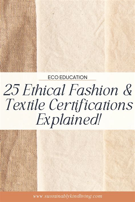 The Top Ethical Fashion Textile Certifications You Need To Know