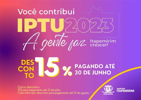 Itapemirim Iptu Desconto De At De Junho