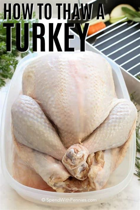 Need To Thaw A Turkey Use This Easy Guide To Help You Figure Out How To Thaw A Turkey And How