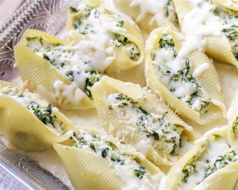 Chicken Alfredo Stuffed Shells Recipe Chicken Alfredo Stuffed