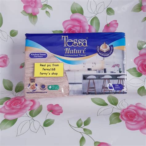 Jual Thsn Tessa Soft Hand Towel Unbleached Tissue Tessa Nature