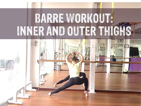 Barre Workout For Inner Thighs And Hips YouTube