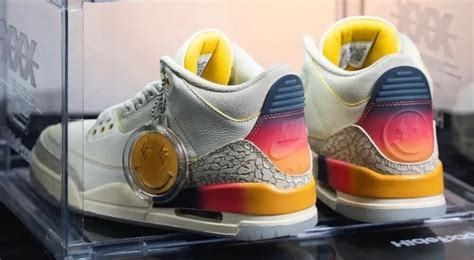 Las J Balvin x Air Jordan 3 Medellín Sunset una obra de arte