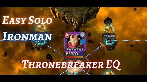 Ironman Easy Solo ThroneBreaker EQ MCOC YouTube