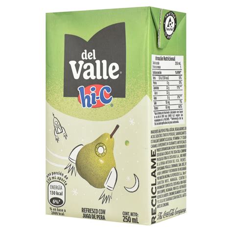 Comprar Refresco Hi C Pera Tetra Brick 250 Ml Walmart Nicaragua