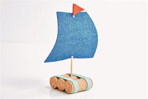 Cork Sailboat Craft for Kids