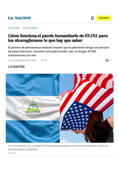 Cómo funciona el parole humanitario de EE UU para los nicaragüenses lo