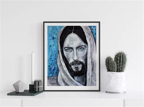 Jesus Christ Painting Acrylic On Canvas Original Artwork Etsy