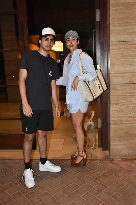 Malaika Arora Steps Out With Son Arhaan Khan In Bandra Actress Grabs