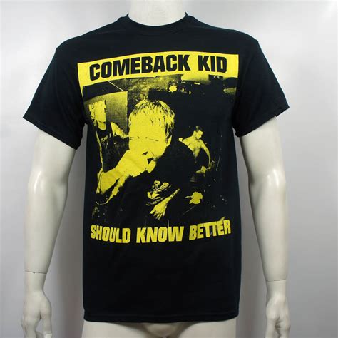 Comeback Kid T-Shirt - Should Know Better - Merch2rock Alternative Clothing