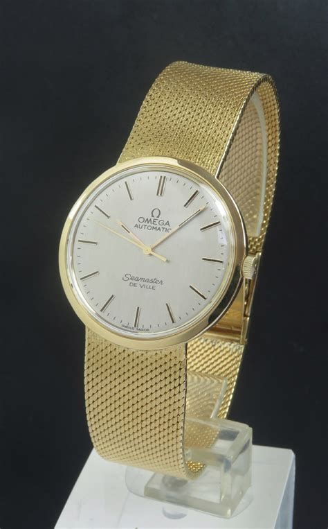 Incredible Solid Ct K Gold Omega Seamaster Automatic Mens Vintage