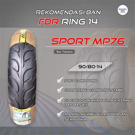 Ban Luar Motor Fdr Ukuran Mp Tubeless Lazada Indonesia