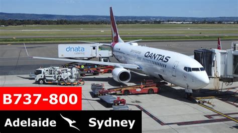 Qantas 737 Economy Class Adelaide To Sydney Adl Syd Youtube