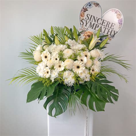 Glory Condolence Flower Stand Penang Florist Sweetlife And Co