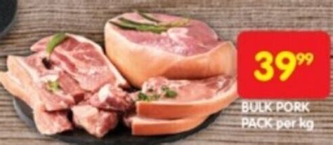 Bulk Pork Pack Per Kg Offer At Shoprite